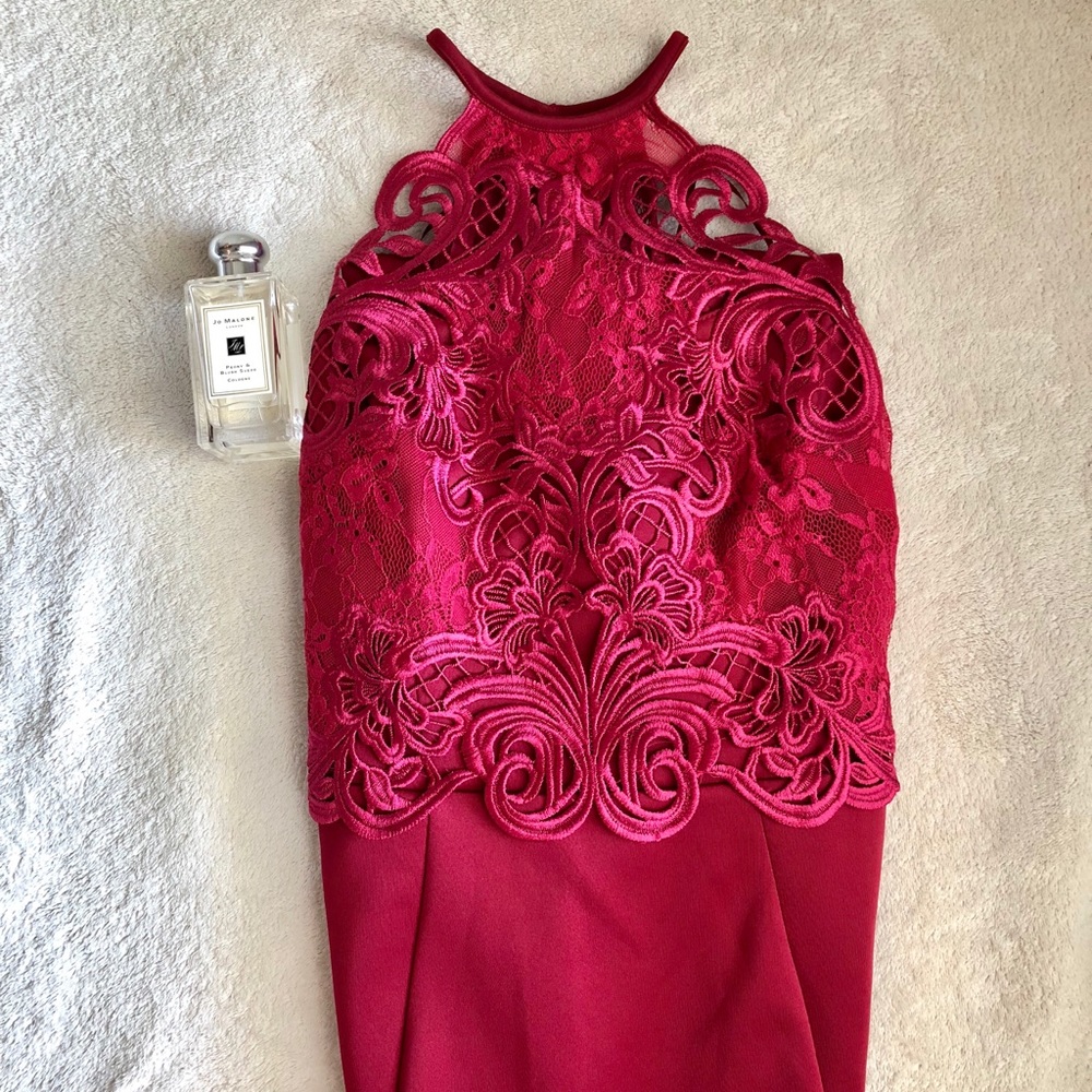 🛑❌ SOLD❌🛑Red lace fishtail Occasion Dress🔥🔥 - Picture 7 of 7